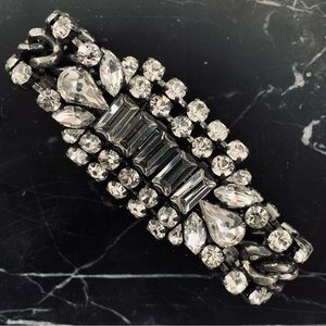 VINTAGE JUICY COUTURE RHINESTONE WITH GUNMETAL FINISH